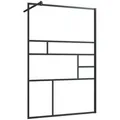 vidaXL Duschwand, Duschabtrennung für Begehbare Dusche mit Klarem ESG Glas 115x195 cm