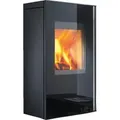 Wodtke Kaminofen Casa Glas black, 6 kW, wandhängend