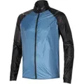 Mizuno Aero Laufjacke Herren-Blau, Größe S