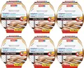 tesa 6 Stück doppelseitiges Verlegeband/Extra stark klebend - für alle Teppiche und PVC Beläge/Für Fußbodenheizung und feuchte Räume geeignet / 50mm x 5m