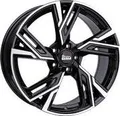 16 Zoll Alufelge MAM WHEELS RS5 16"x7.00" 5x108 PCD ET38 72.6mm Felge Schwarz FRONT Poliert