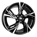 16 Zoll MAM RS5 5x108 ET38 Alufelgen BLACK FRONT POLISH