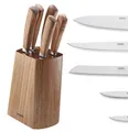 Kuppels 5-tlg. Messerblock WOOD 5-teilig holz