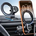Miracase Handyhalterung Auto für Magsafe Autohalterung - Handy Halterung Auto Magnet mit 20 N55 Magneten, Universale Handyhalter Auto, 360°Drehbar, Kompatibel mit MagSafe & Smartphones, Schwarz