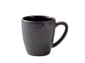 Bitz Becher Becher mit Henkel klein black / darkblue 0,19 l, Steinzeug, Becher 19 cl Schwarz/Dunkelblau