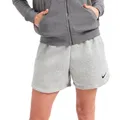 Nike Damen W Nk FLC Park20 Kz Shorts, Dk Grey Heather/Black/Black, L EU