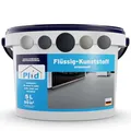 Plid® Flüssigkunststoff Innen & Außen, Anthrazitgrau 5L - Flüssiger Kunststoff - Schutzschicht für Boden & Wand- Betonfarbe Wasserfest - Bodenbeschichtung Terrasse, Werkstatt, Keller - Flüssig PVC