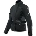 Dainese Tempest 3 D-Dry Damen Motorrad Textiljacke, schwarz-grau, Größe 42