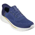 Skechers Herren-Sneaker SLIP-INS RF SLADE Blau-Weiß, Farbe:blau, EU Größe:451/2 - Blau - 45,5