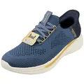 Skechers, Blauer Strick, 45.5 EU