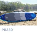 Stand up Paddle Board 330x76x15cm blau PB330 SUP Surfbrett Surf-Board aufblasb