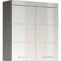 Hängeschrank INOSIGN "Avena", weiß (weiß, weiß hochglanz), B:73cm H:77cm T:23cm, Schränke, Breiter Badschrank mit verstellbaren Böden - Maße (B/T/H) 73/23/77 cm