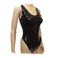 Latex Female Body Schwarz extra heiß - 0,3 mm  Size:L(1009)