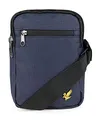Lyle & Scott Umhängetasche Herren Blau| Schultertasche Herren mit zwei Taschen, strapazierfähigem Stoff und Steinadлер-Emblem