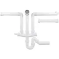 Blanco Beckenverbindung mit Siphon 2x 3 1/2" 1x 1 1/2" 225089 (Röhrensiphon, 1 1/2") (225089)