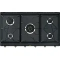 Smeg SRV896AOGH, Anthrazit, Integriert, Gaskochfeld, Gusseisen, 5 Zone(n), 5 Zone(n) - Grau