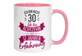 Momentals Tasse 30 Geburtstag Frau – „Nicht 30 – Ich hab Erfahrung“ – Geschenk Frauen, Gratis Versand · Links-&Rechtshänder · Spülmaschinenfest