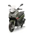 Burnout Motorroller Desert 125ccm 99 km/h Sport Roller inkl. Windschild ADV (Grün)