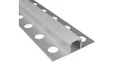 tktrading24 LED-Stripe-Profil T77 LED Alu Premium Fliesenprofil Bordüre 10mm silber