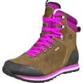 Damen Trekking-& Wanderstiefel mit Wolle Winterstiefel Braun