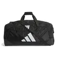 adidas Unisex Training Defender Duffle Bag Large, Black/White, One Size