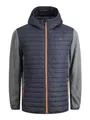 JACK & JONES Herren JjemGewatteerde Noos Jacke 12182242,Grey Melange/Detail:SET-IN SLEEVES,M