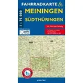 Meiningen Südthüringen Fahrradkarte 1 : 75 000