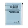 MARK'S 2025/26 Taschenkalender, A5 Storage.it // Blue: Von September 2025 bis Dezember 2026