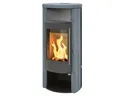ABX Kaminofen ABX Kaminofen Oslo gussgrau/Speckstein, 6 kW, Zeitbrand