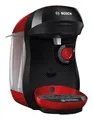 TAS103E Tassimo Happy friendly Kaffeekapsel Maschine (Schwarz, Rot)