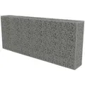 vidaXL Gabionenwand mit Abdeckung Verzinkter Stahl 300x50x150 cm 143593