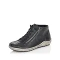 Remonte Damen Low-Top Sneaker R1498, Frauen Halbschuhe,lose Einlage,Strassenschuhe,Sportschuhe,Freizeitschuhe,Turnschuhe,Laufschuhe,schwarz (01),43 EU