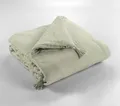 Steppdecke 150 x 150 cm GAÏA Wassergrün