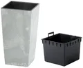 Prosperplast Pflanzkübel Urbi Square Beton, BxTxH: 32,5x32,5x61 cm