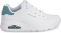 Skechers Damen Sneaker UNO POP BACK weiß / minzgrün, Größe 37,5 (177092)