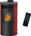 Luft-Pelletofen Flavia 9,5 kW Sannover Bordeaux
