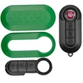 Auto Schlüssel Set Schale Cover Grün + Tastenfeld für FIAT 500 Punto Doblo