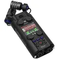 Zoom Audio Zoom Audio-Recorder H5 Studio Digitales Aufnahmegerät (Mobiler Audio-Rekorder mit Stereo-Mikrofonkapsel) schwarz