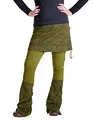 Vishes - Alternative Bekleidung - Rock- Schlag- Hosen Kombination - Lange Größe Olive 38-40