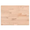 vidaXL Schneidebrett, Schneidebretter mit 4 abgerundeten Ecken, Multifunktional Holzbrett Küchenbrett, Frühstücksbrett Servierbrett, 50x35x4cm Massivholz Buche