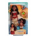 Mattel JBT66 Disney Vaiana 2 Schwestern Set Puppe 30cm und 12cm mit Heiha Hahn