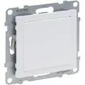 Legrand 765601 SEANO Blindabdeckung & Mosaic-Adapter zur Verwendung von Einsätzen des Schalterprogramms Mosaic, Ultraweiß