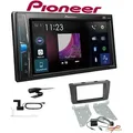 Pioneer DMH-A3300DAB 2-DIN Multimedia Autoradio Bluetooth DAB+ USB mit Einbauset für Skoda Yeti schwarz ohne Canbus