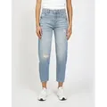 GANG 5-Pocket-Jeans 94BLAKE mit eingesetztem Seitenstreifen, cropped 29