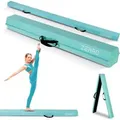 CCLIFE Schwebebalken 270cm Balken Turnen Faltbare Turnbalken Gymnastik Balance Grün