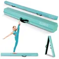 CCLIFE Balancetrainer Schwebebalken für Zuhause Kinder 240/270cm Balken Turnen, Grün, Lila grün 270 cm