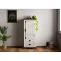 Badschrank Mango 60x35x130 weiß lackiert TOULOUSE #131