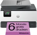 HP Multifunktionsdrucker "OfficeJet Pro 9120e", grau (weiß, grau)