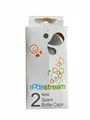 SodaStream 2 Deckel Caps Ersatzverschluss Metall Silber für Kunststoffflaschen