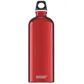 Sigg Trinkflasche SIGG Alutrinkflasche 'Traveller' verschiedene Farben wählbar, Leichte Aluminium-Trinkflasche für unterwegs rot 1000 ml
